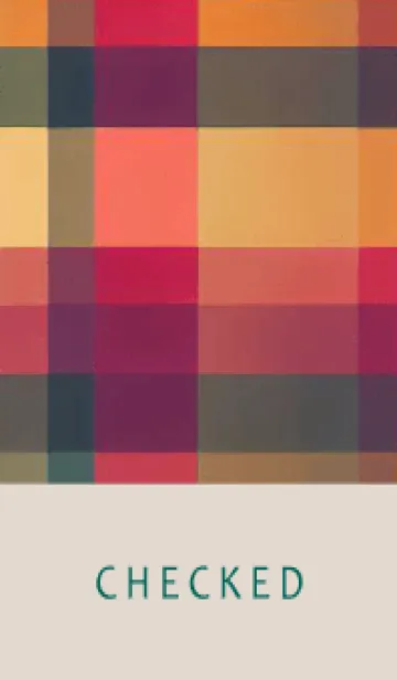 CHECKED ORANGE-BROWN-51の着せ替えメイン画像