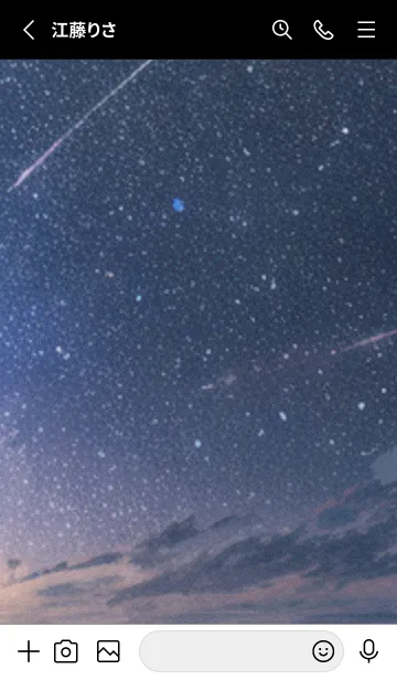 [LINE着せ替え] 秋の夜空#KaF211。の画像2