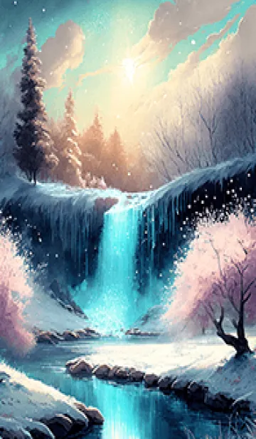 [LINE着せ替え] 優美な冬の風景の着せかえ(Winter-22)の画像1