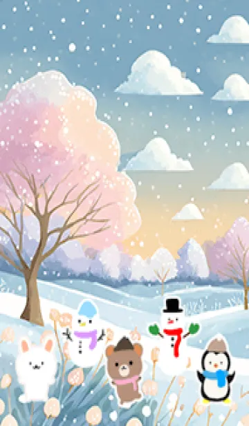 [LINE着せ替え] 可愛い北欧風着せかえ(Winter-72)の画像1