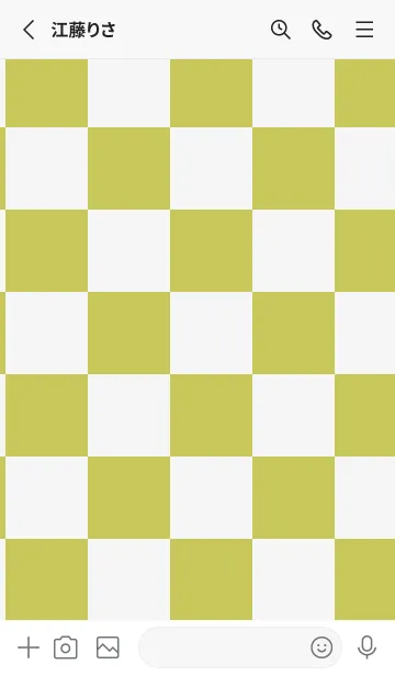 [LINE着せ替え] ホワイトスモーク■くすみイエロー.TKCの画像2