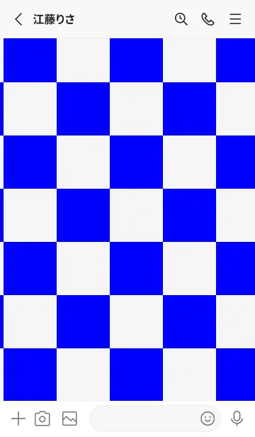 [LINE着せ替え] ホワイトスモーク■ブルー.TKCの画像2