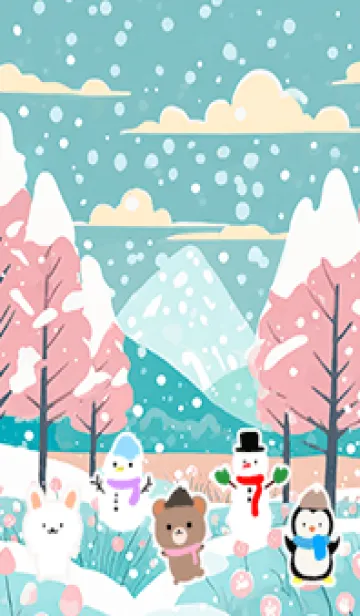 [LINE着せ替え] 可愛い北欧風着せかえ(Winter-73)の画像1