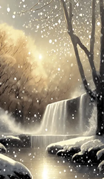 [LINE着せ替え] 優美な冬の風景の着せかえ(Winter-24)の画像1