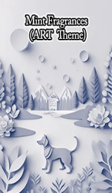 [LINE着せ替え] Mint Fragrance ART Theme66の画像1