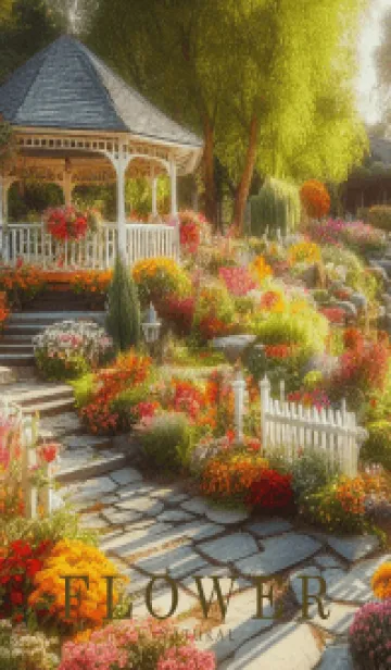 [LINE着せ替え] FLOWER GARDEN -Healing-21の画像1