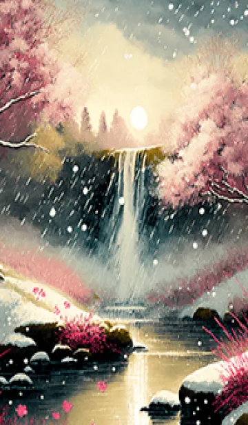 [LINE着せ替え] 優美な冬の風景の着せかえ(Winter-29)の画像1