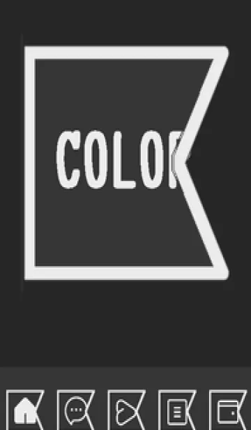 [LINE着せ替え] bw color O42の画像1