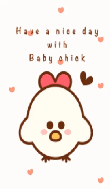 [LINE着せ替え] Lovely chicken & chicks 17の画像1