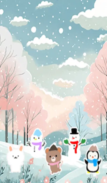 [LINE着せ替え] 可愛い北欧風着せかえ(Winter-78)の画像1