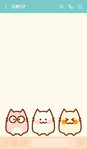 [LINE着せ替え] Little meow meow theme 24の画像2