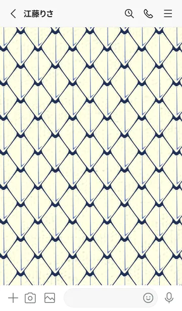 [LINE着せ替え] シンプルな龍鱗 ネービーブルーの画像2