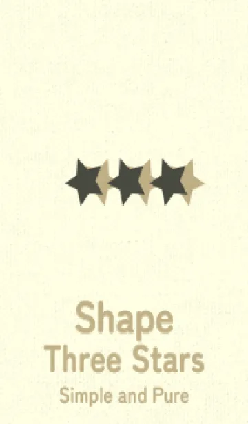 [LINE着せ替え] 三ツ星のきせかえ 千歳茶の画像1