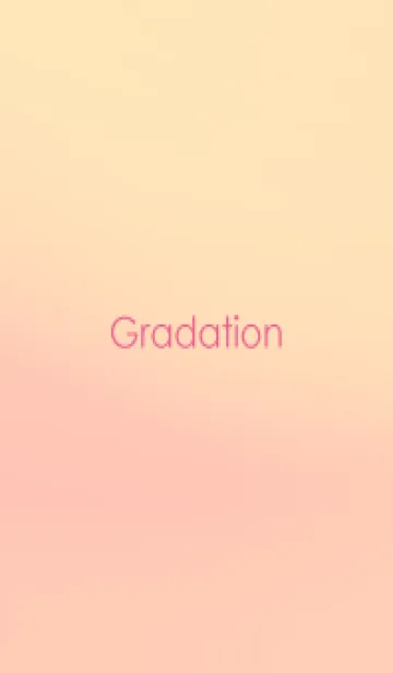 [LINE着せ替え] gradation-YELLOW&PINK-31の画像1