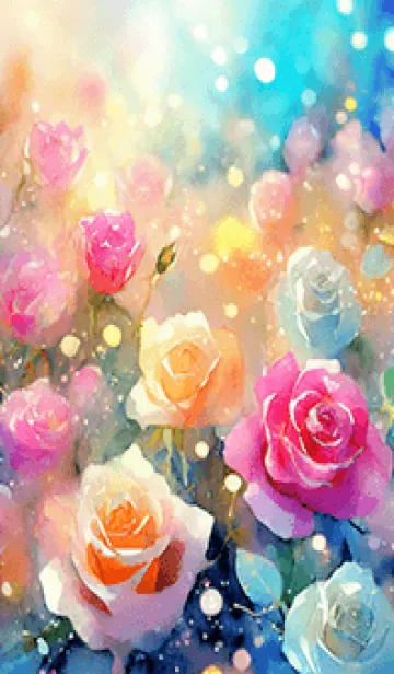 [LINE着せ替え] 薔薇(バラ)の花の着せかえ(R41)の画像1