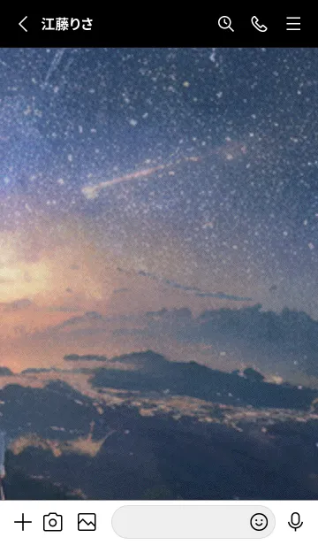 [LINE着せ替え] 秋の夜空#KaE324。の画像2