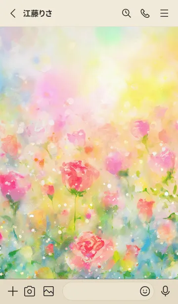 [LINE着せ替え] 薔薇(バラ)の花の着せかえ(R63)の画像2