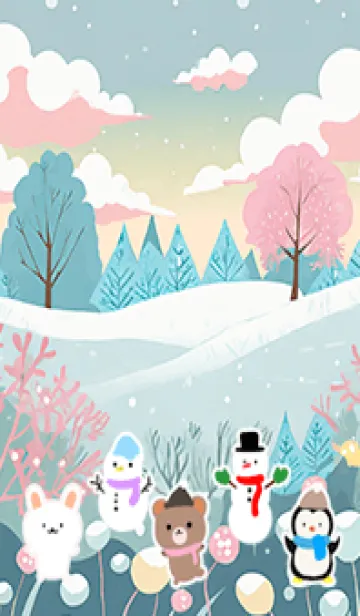 [LINE着せ替え] 可愛い北欧風着せかえ(Winter-87)の画像1