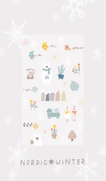 [LINE着せ替え] Greige♡冬の北欧02_1の画像1