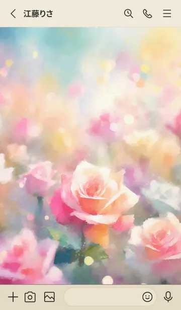 [LINE着せ替え] 薔薇(バラ)の花の着せかえ(R68)の画像2