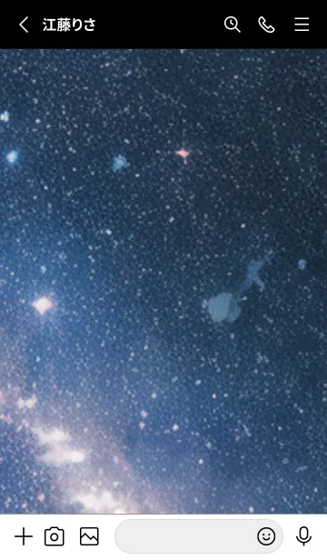 [LINE着せ替え] 秋の夜空#KaF220。の画像2