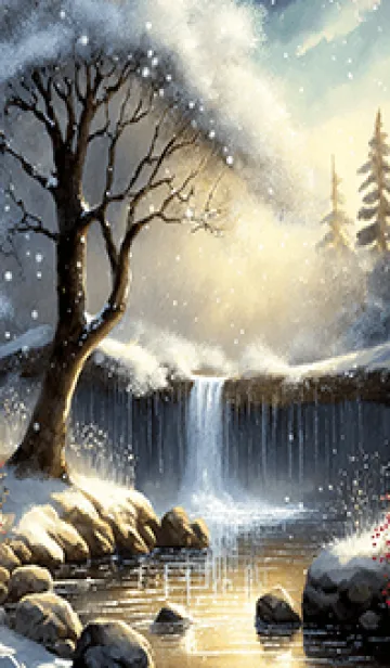 [LINE着せ替え] 優美な冬の風景の着せかえ(Winter-36)の画像1