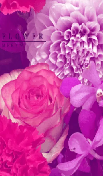 PURPLE FLOWER - MEKYM 23の着せ替えメイン画像