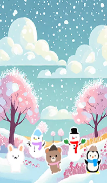 [LINE着せ替え] 可愛い北欧風着せかえ(Winter-82)の画像1