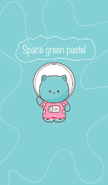 [LINE着せ替え] Space green pastelの画像1