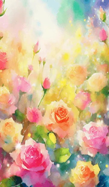 [LINE着せ替え] 薔薇(バラ)の花の着せかえ(R69)の画像1