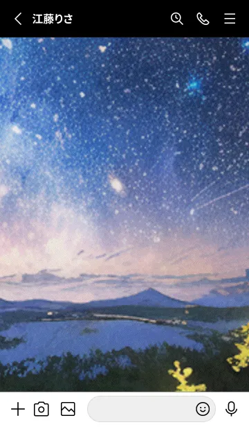 [LINE着せ替え] 秋の夜空#KaF214。の画像2