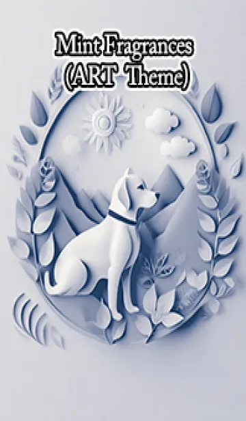 [LINE着せ替え] Mint Fragrance ART Theme82の画像1