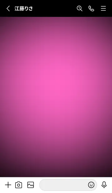 [LINE着せ替え] Rose Pink Light Theme V5 (JP)の画像2