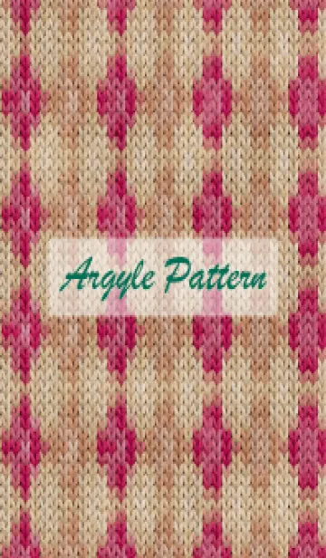 [LINE着せ替え] argyle pattern embroidery 14の画像1