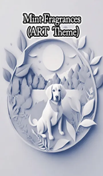 [LINE着せ替え] Mint Fragrance ART Theme85の画像1