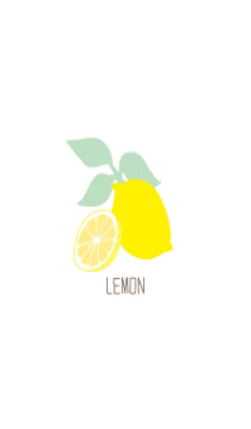 [LINE着せ替え] レモン シンプルの画像1