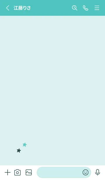 [LINE着せ替え] ねことお星さま(green64)の画像2