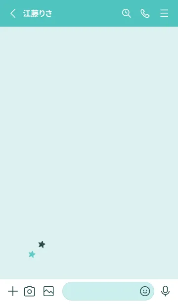 [LINE着せ替え] ねことお星さま(green65)の画像2