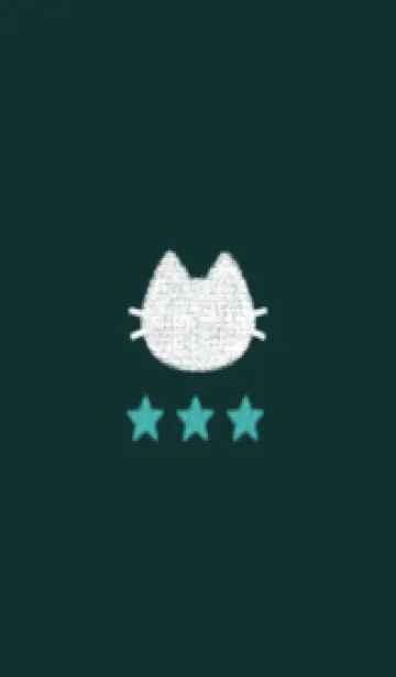 [LINE着せ替え] ねことお星さま(green66)の画像1