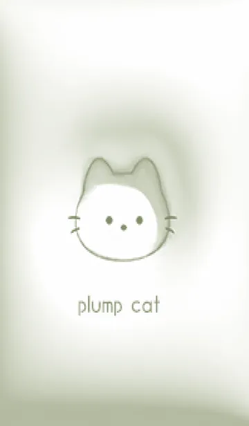 [LINE着せ替え] green♡ぷっくりにゃんこ07_1の画像1