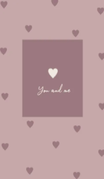 [LINE着せ替え] pattern_heart :rosepurpleの画像1