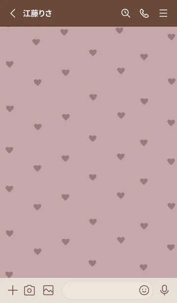 [LINE着せ替え] pattern_heart :rosepurpleの画像2