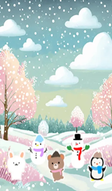 [LINE着せ替え] 可愛い北欧風着せかえ(Winter-99)の画像1