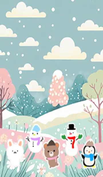 [LINE着せ替え] 可愛い北欧風着せかえ(Winter-109)の画像1