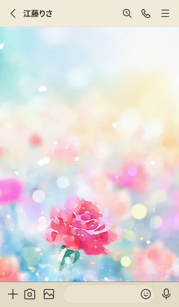 [LINE着せ替え] 薔薇(バラ)の花の着せかえ(R73)の画像2