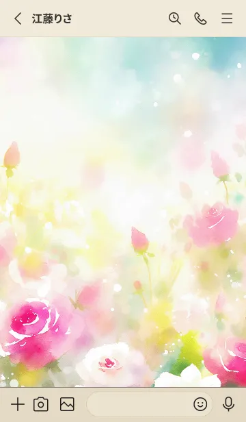 [LINE着せ替え] 薔薇(バラ)の花の着せかえ(R74)の画像2