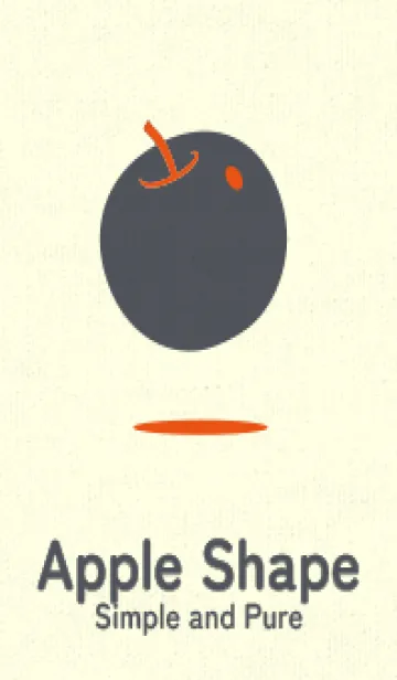 [LINE着せ替え] りんご型のきせかえ フレイムオレンジの画像1