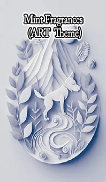 [LINE着せ替え] Mint Fragrance ART Theme95の画像1