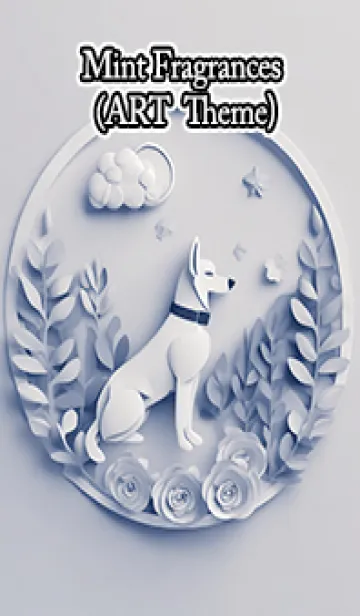 [LINE着せ替え] Mint Fragrance ART Theme100の画像1
