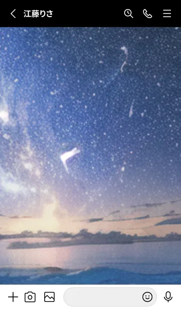 [LINE着せ替え] 秋の夜空#KaF227。の画像2